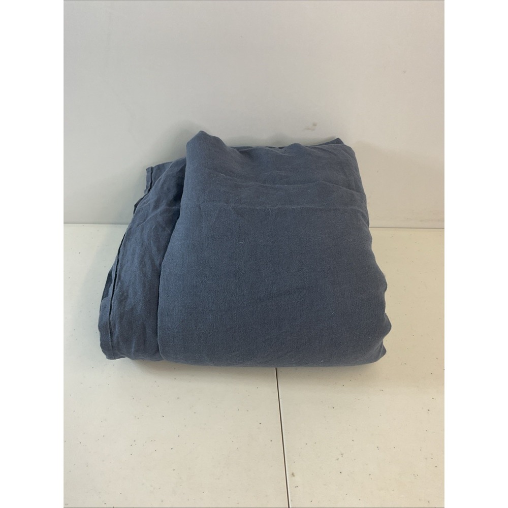 The Citizenry 100 % Linen Duvet Cover Blue Portugal luxury King/ Cal King
